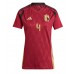 Echipament fotbal Belgia Wout Faes #4 Tricou Acasa European 2024 pentru femei maneca scurta